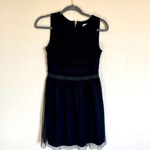 Speechless Sleeveless Lace and Tulle Black dress